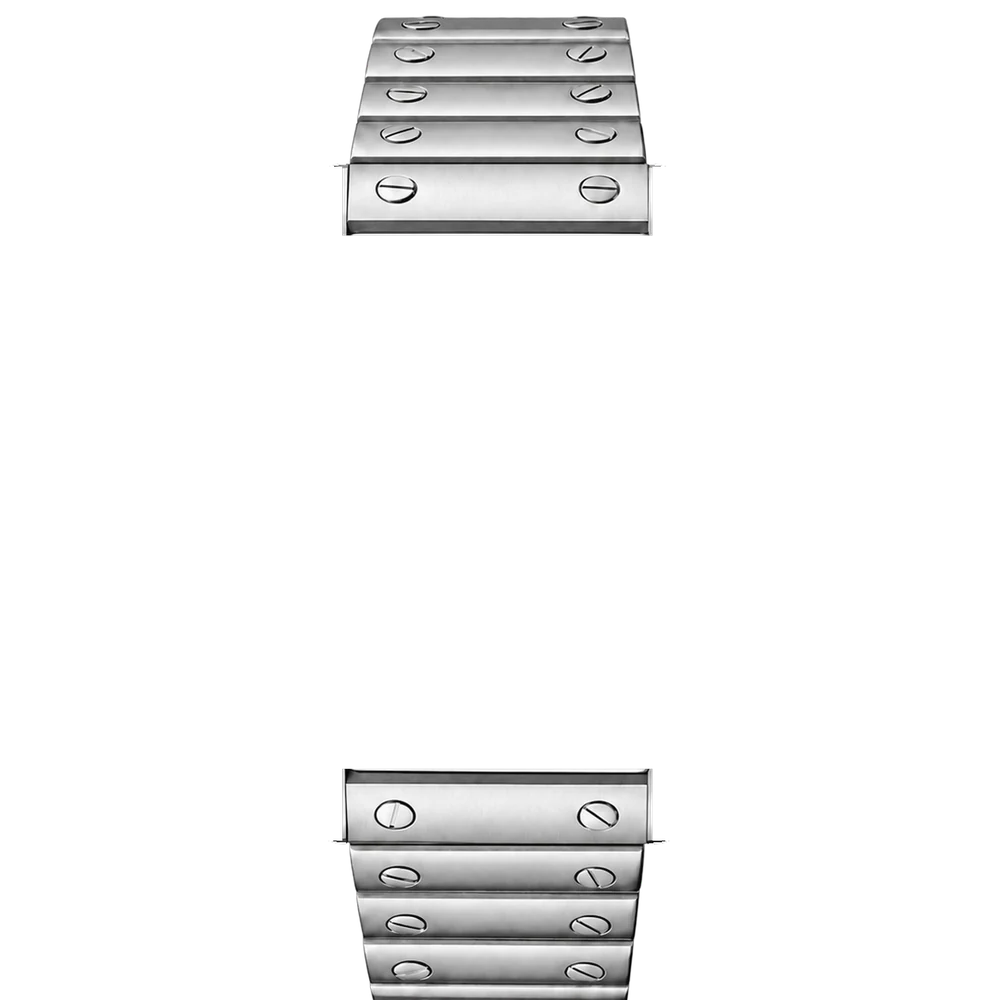 Pellon Herencia configurado: Caja Acero · Esfera Plata · Agujas Azul · Correa Brazalete a juego